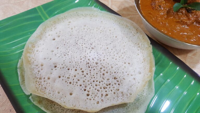 Kerala Appam Recipe or Palappam Recipe