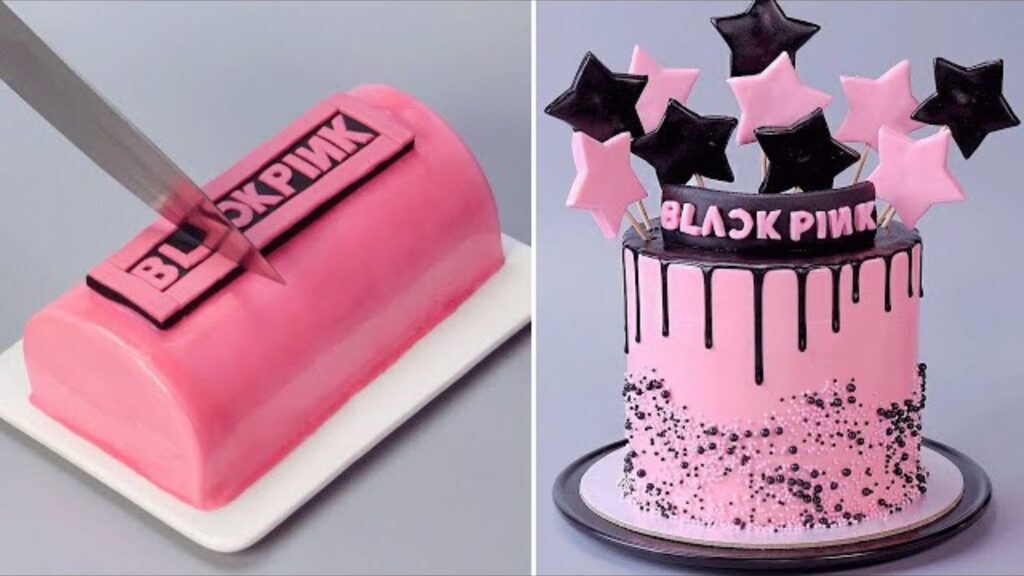 BlackPink Lemon Raspberry Cake