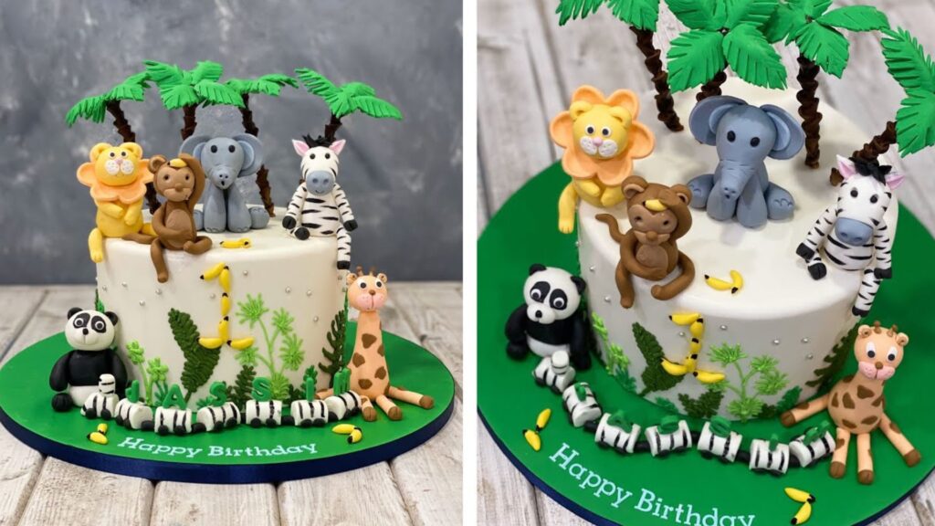 How to Bake Jungle Theme Cake Recipe