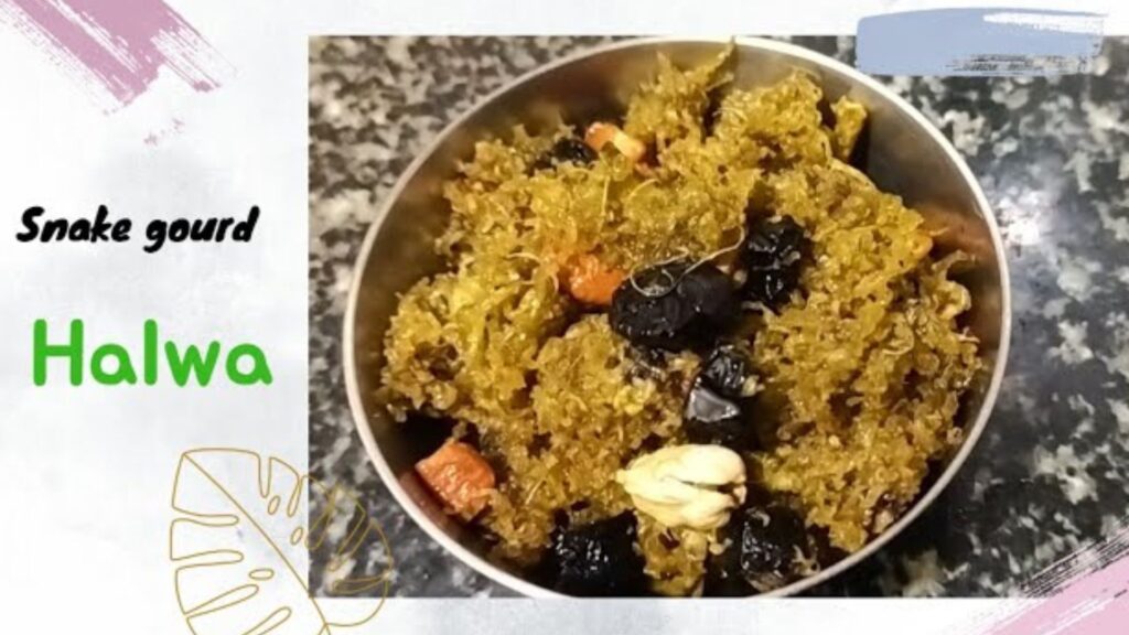 Snake Gourd Dessert (Snake Gourd Halwa)