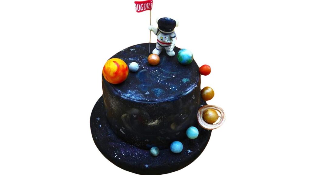 Space-Themed Cake