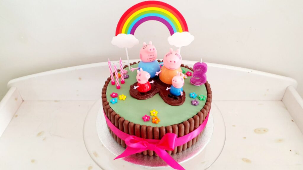 how to make peppa pig cake Recipe