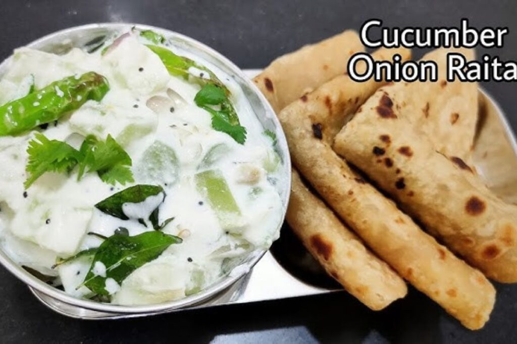 Cucumber Raita + 2 Multigrain Rotis
