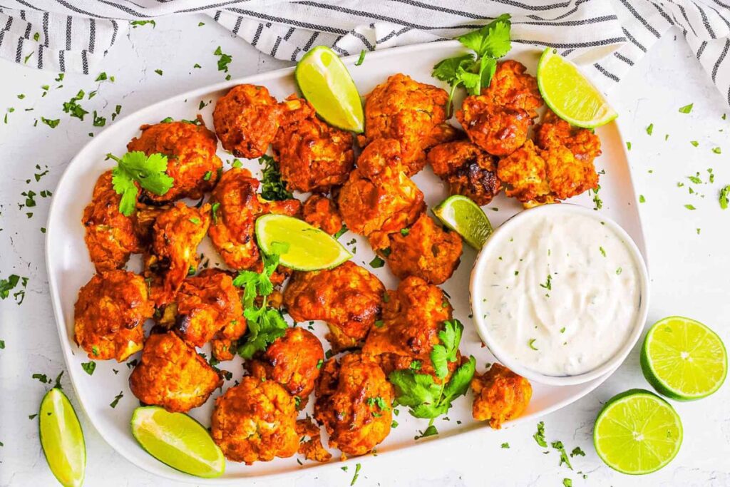 Grilled Tandoori Veggies with Curd Dip
