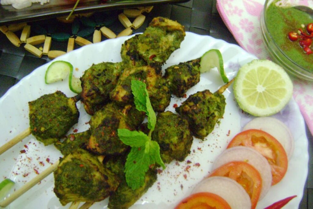 How to Make Hariyali Chicken Kebab Recipe