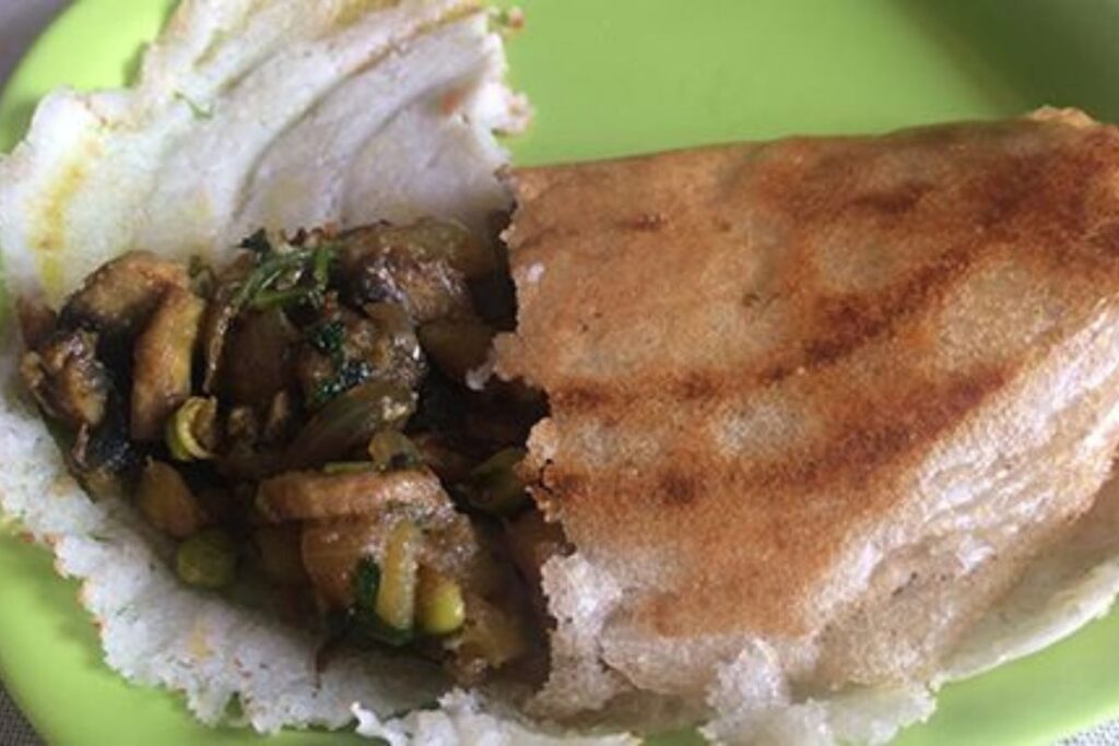 How to Make Mushroom Dosa Recipe