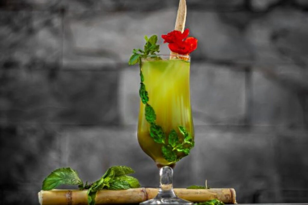 Mint and Lemon Sugarcane Juice Recipe