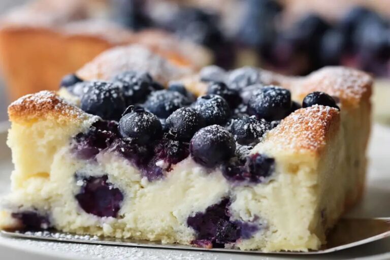 Blueberry Cottage Cheese Breakfast Bake Recipe