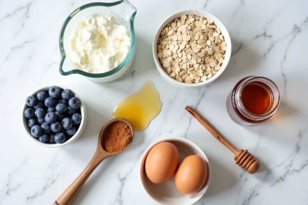 How to Make Blueberry Cottage Cheese Breakfast Bake Recipe