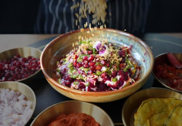 Street Style Crispy Palak Chaat Recipe