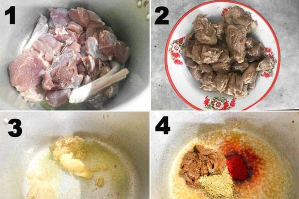 mutton korma recipe step by step