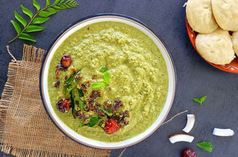 Coriander Coconut Chutney Recipe