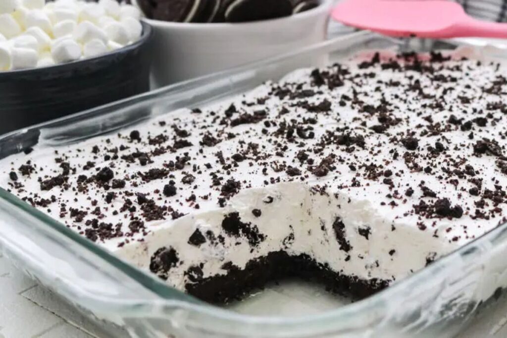 Easy No-Bake Oreo Pudding Dessert