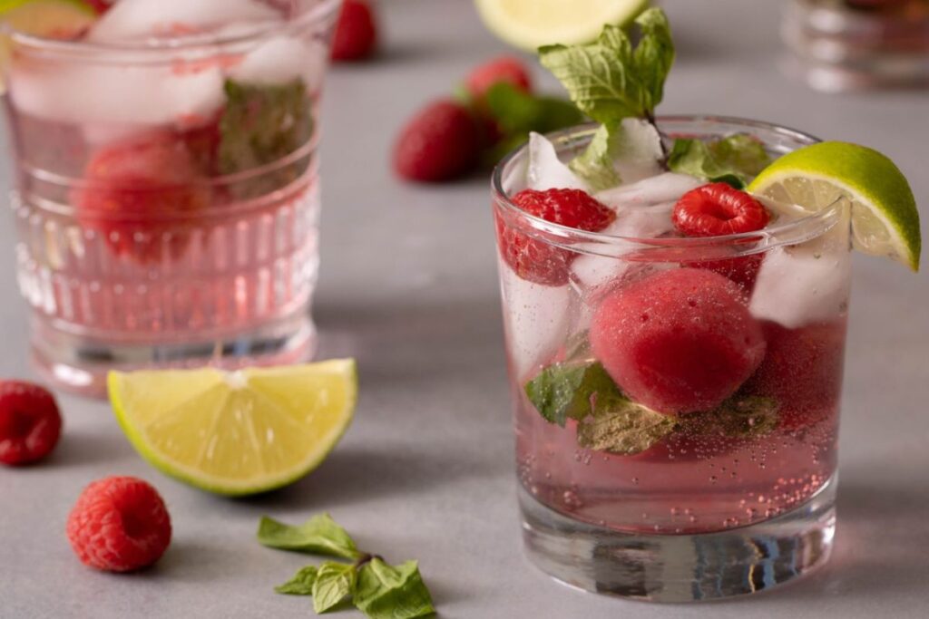 Step by Step Raspberry Lime Vodka Cocktail Recipe