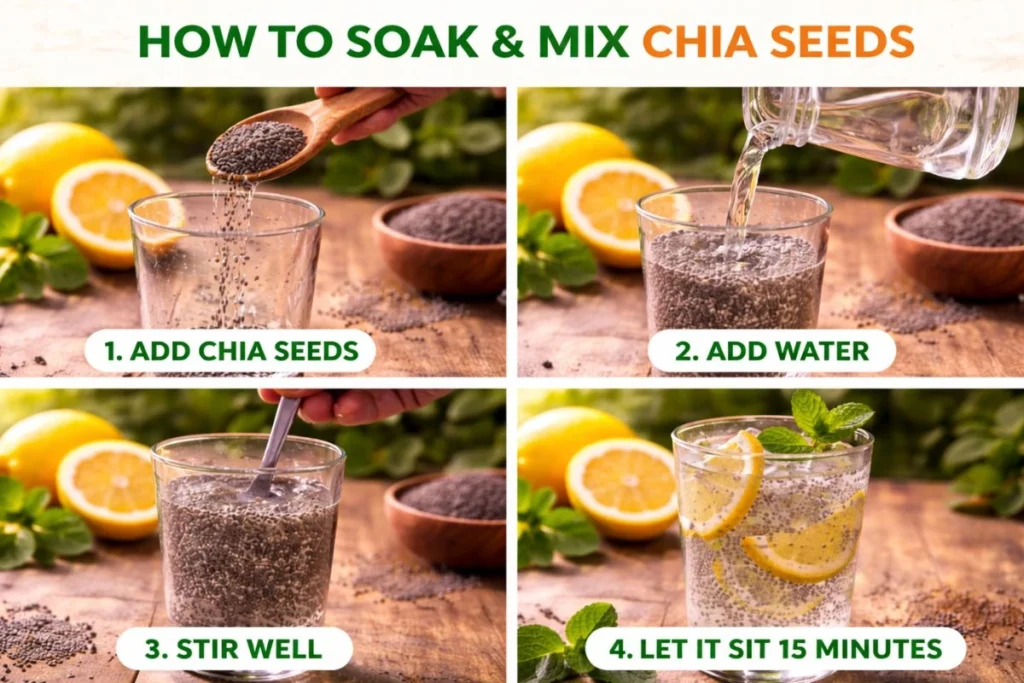 How I Make Chia Seed Water at Home