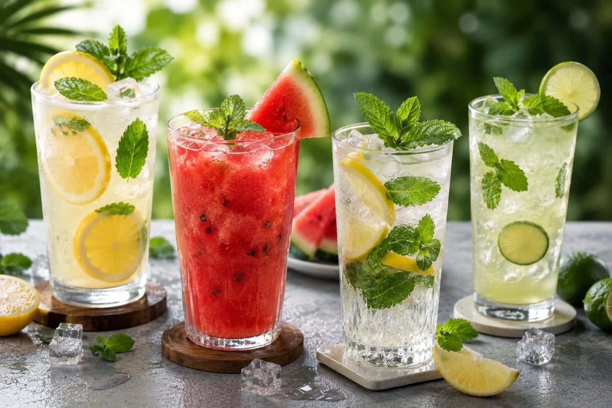 No Sugar Summer Drinks